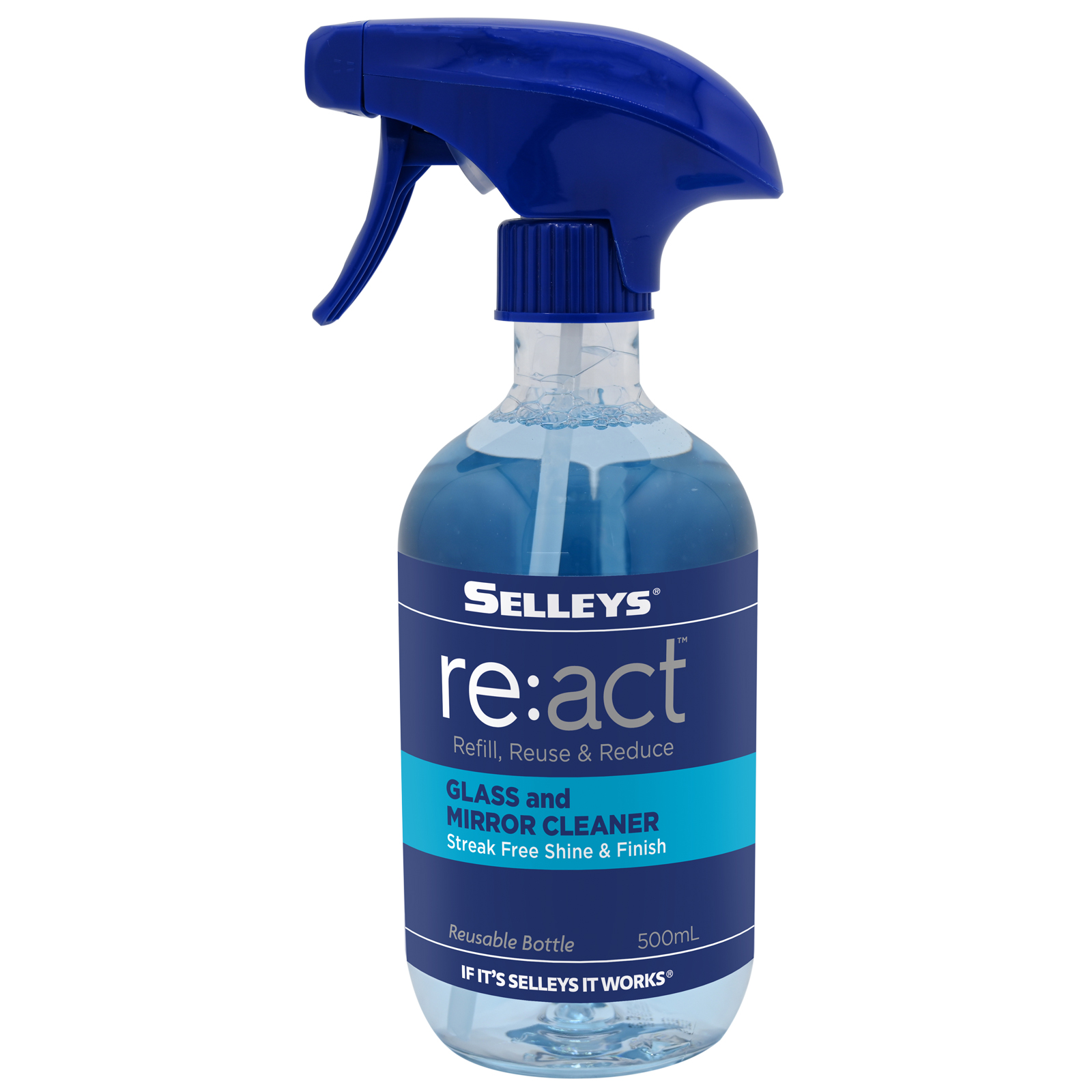 re:act Glass & Mirror Spray Cleaner