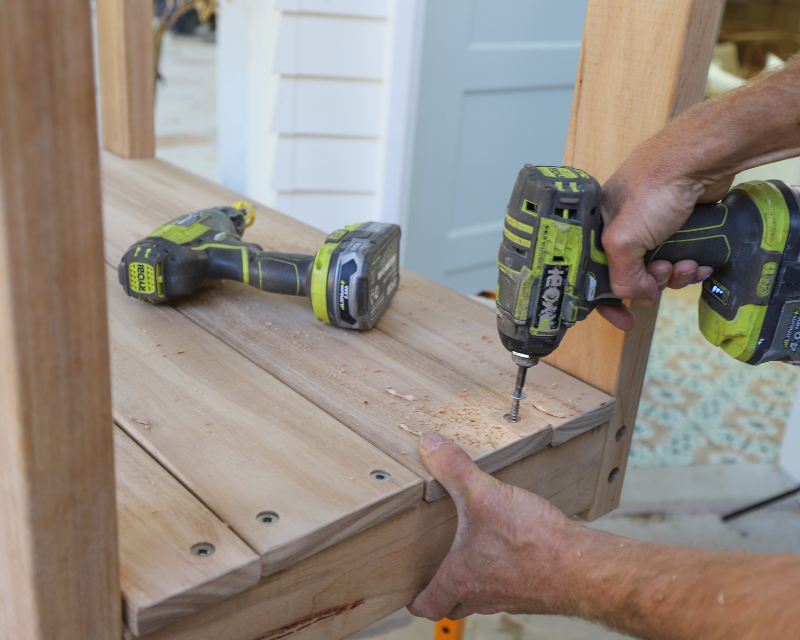 Step 4: Measure and cut slats for the base