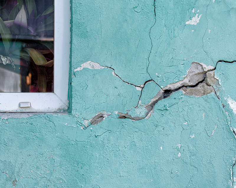 Filling Cracks in Masonry Walls