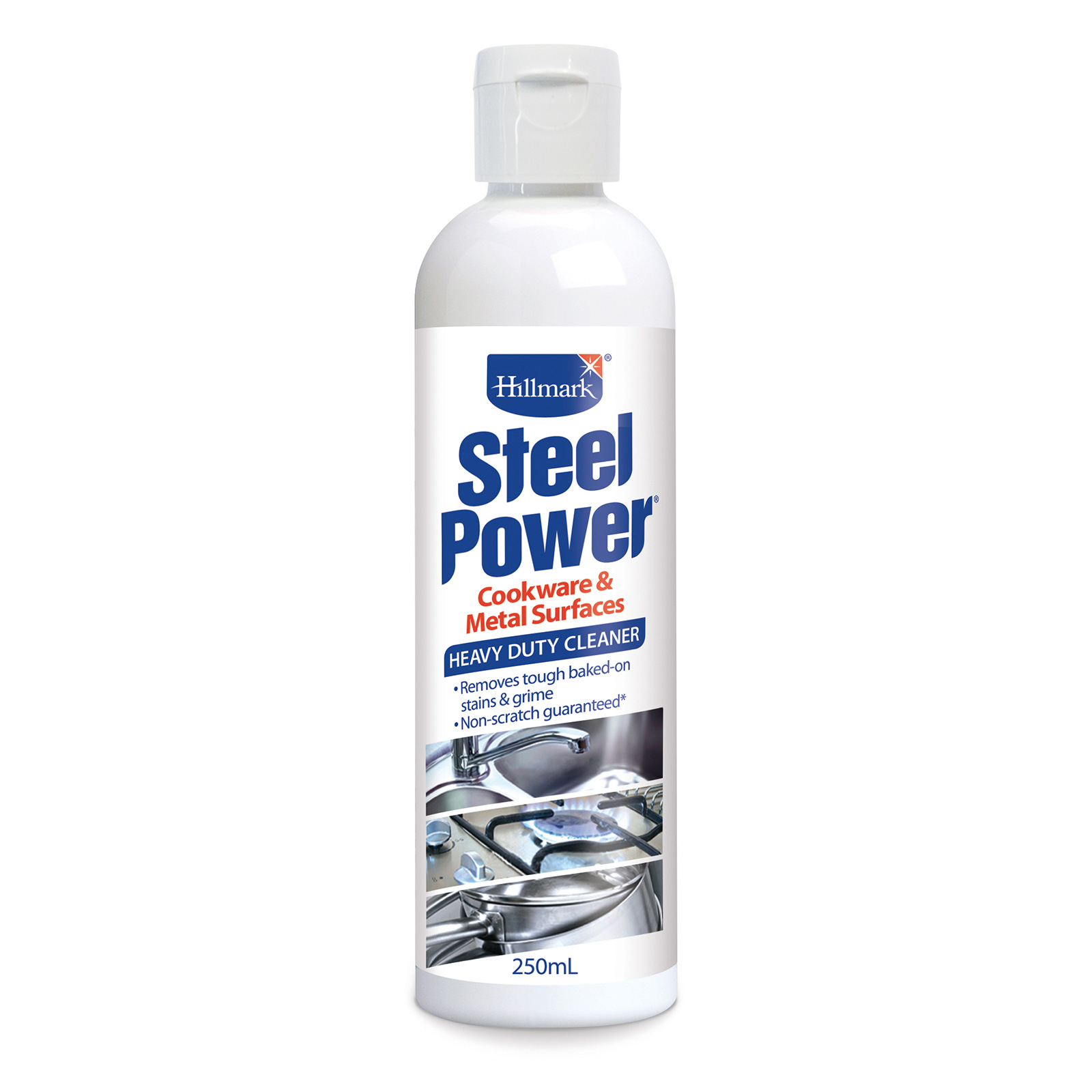 Hillmark Steel Power Cookware & Metal Surfaces Heavy Duty Cleaner