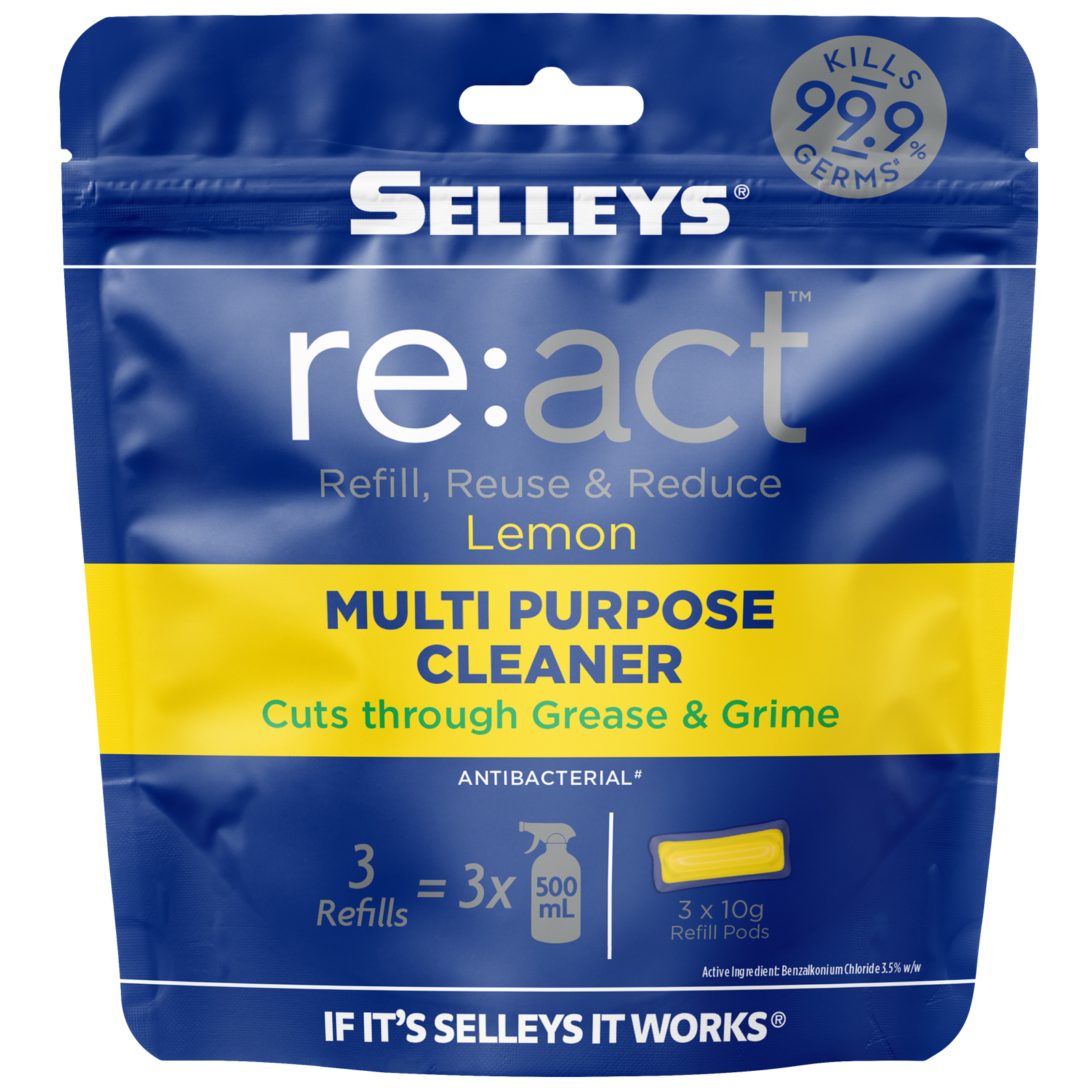 re:act Multi-Purpose Refill Pods (3 Pack)