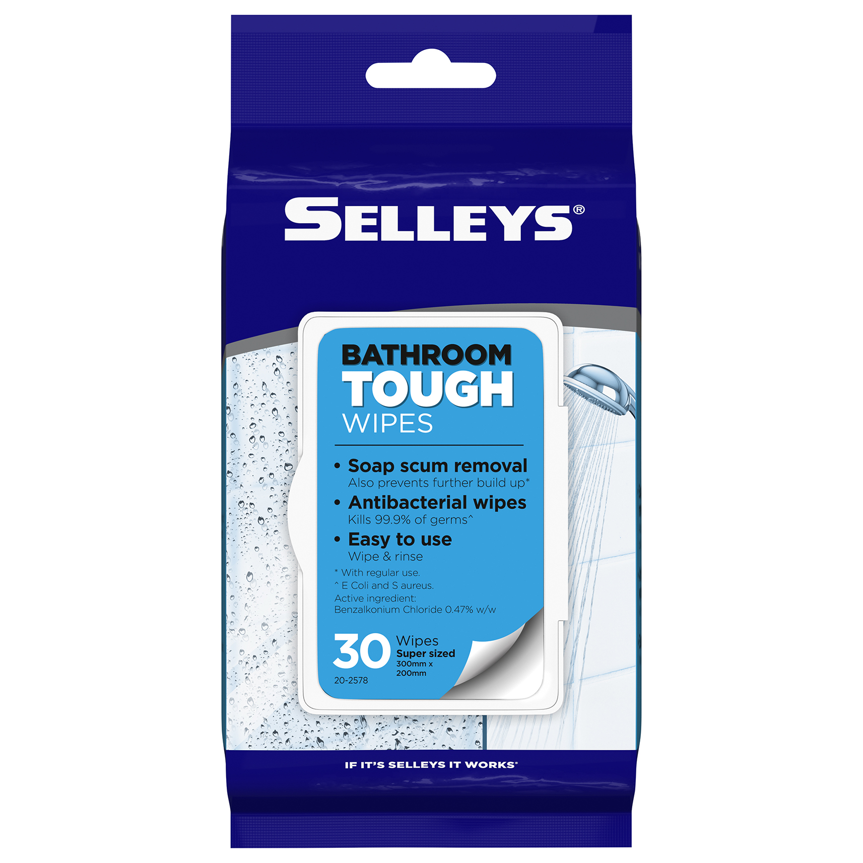 Selleys® Bathroom Tough Wipes